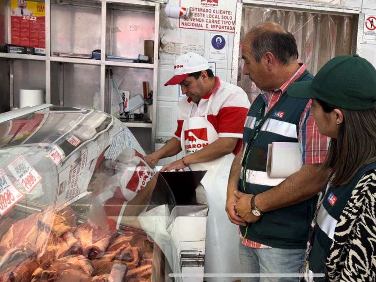 SAG y Seremi de Agricultura fiscalizan carnicerías 