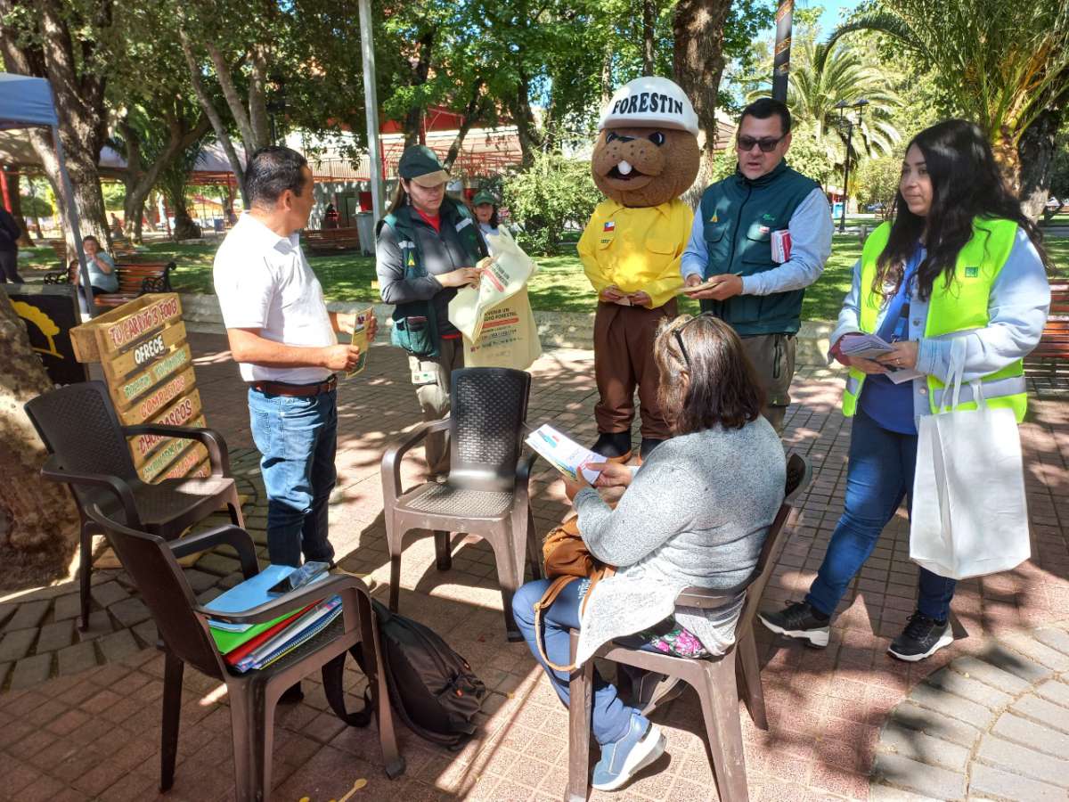 San Nicolás: Refuerzan medidas de prevención de Incendios Forestales en la Ruta N-50