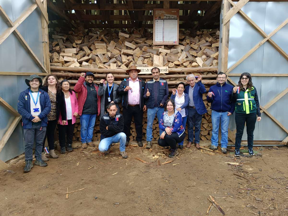 A través del Fondo “Más Leña Seca” del Ministerio de Energía y Agencia de Sostenibilidad Energética, se inauguró galpón de leña certificada en Yungay