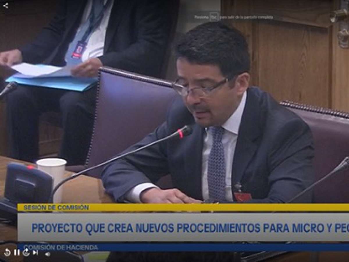 Proyecto de Ley sobre Modernización de la normativa de Insolvencia fue aprobada por la Comisión de Hacienda y enviada a Sala