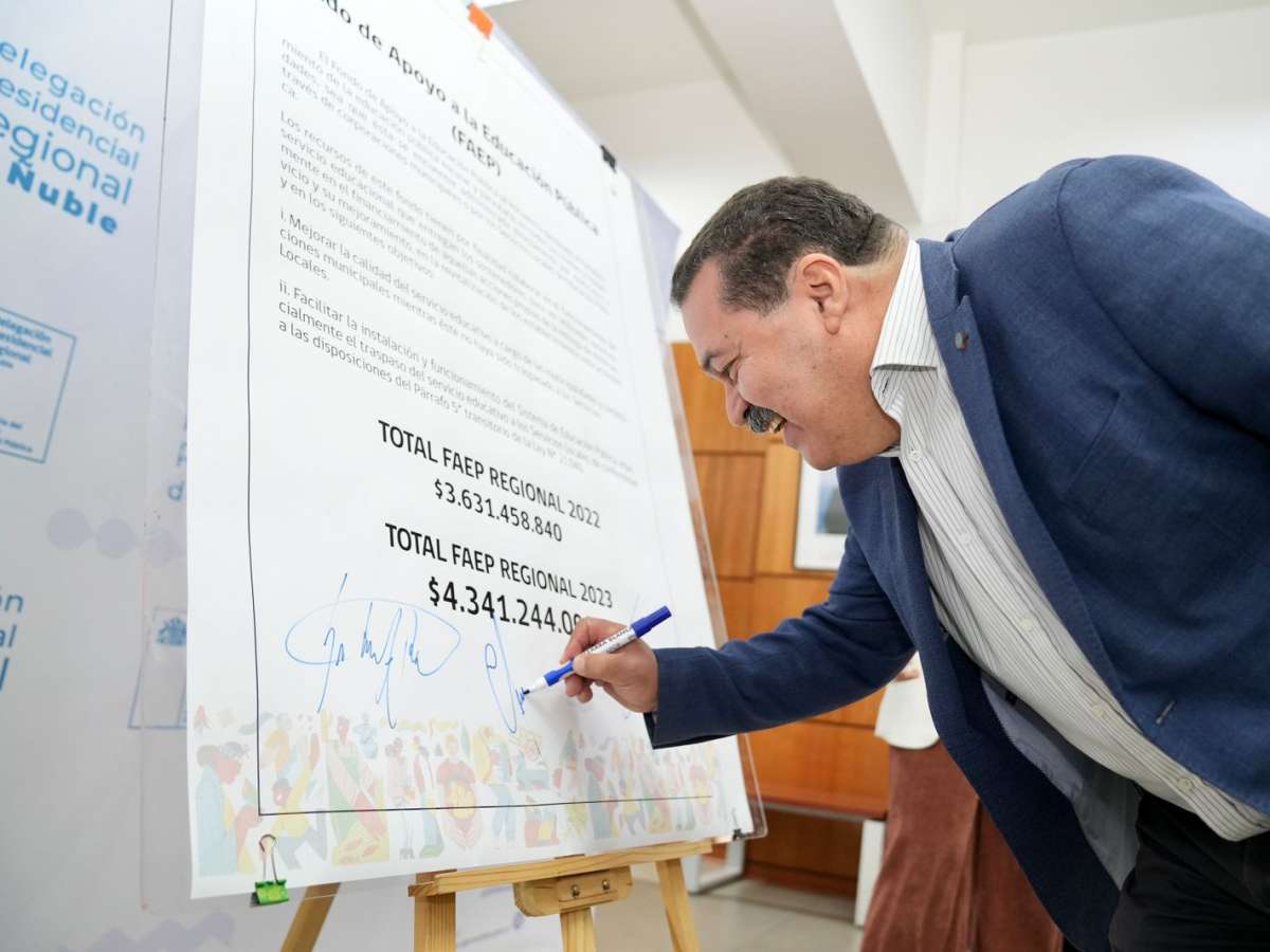 SEREMI DE EDUCACIÓN ANUNCIA MÁS 4.300 MILLONES EN FONDO DE FORTALECIMIENTO A LA EDUCACIÓN PÚBLICA DE ÑUBLE PARA ESTE 2023