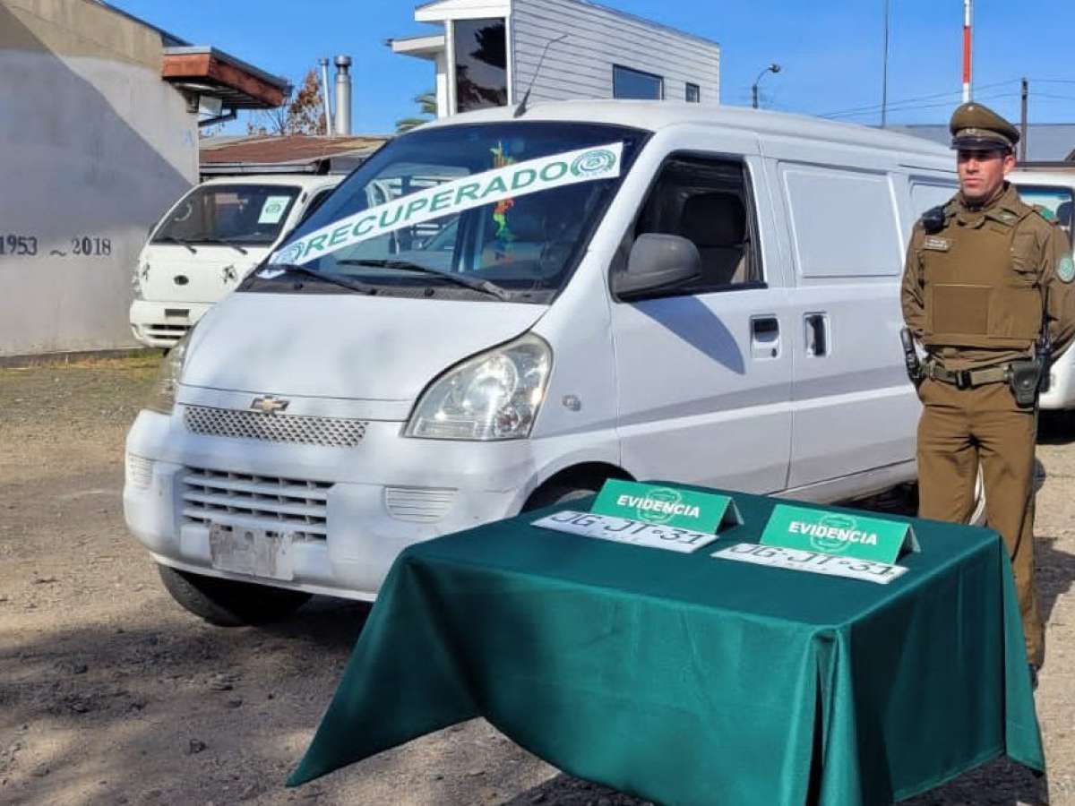 Carabineros recupera vehículos robados y detiene a una persona en desarmaduría clandestina en Chillán