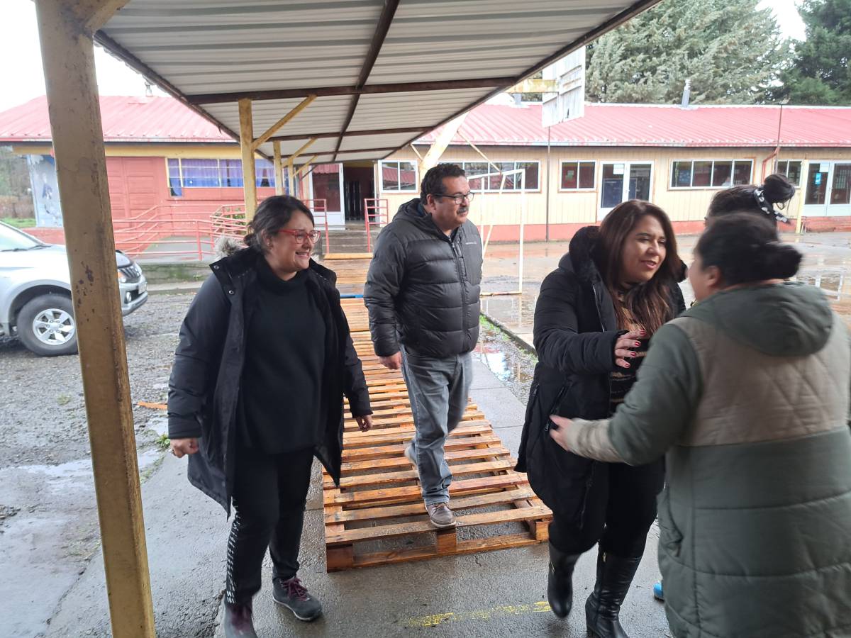Clases continúan en Ñuble tras intensa lluvia, suspenden en ciertos establecimientos
