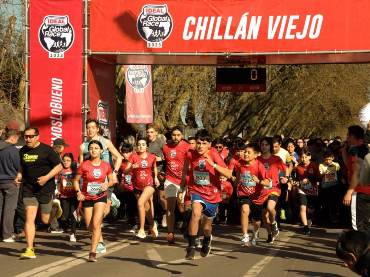 Más de 1.500 personas congregó corrida Ideal Global Race en Chillán Viejo