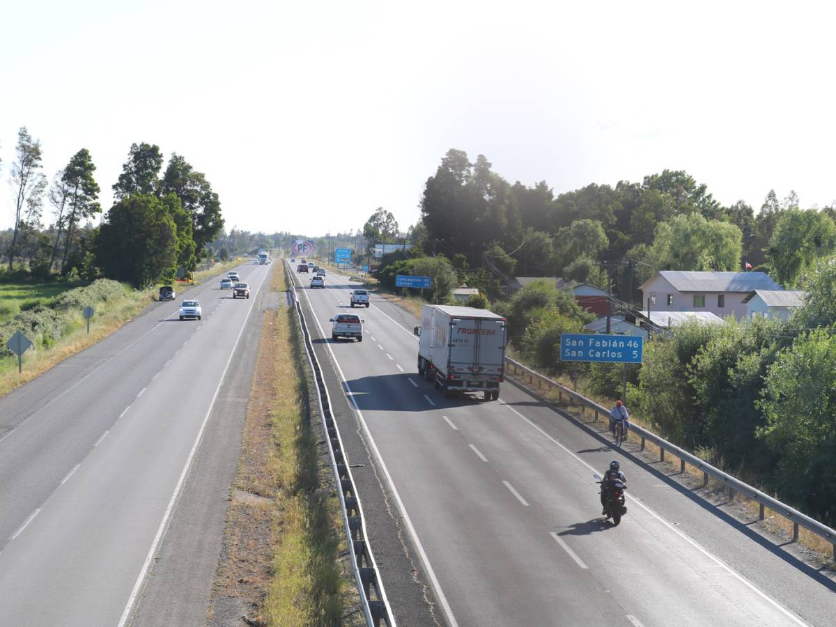 Cerca de 124 mil vehículos transitarán por carretas de Ñuble por feriado de este próximo lunes