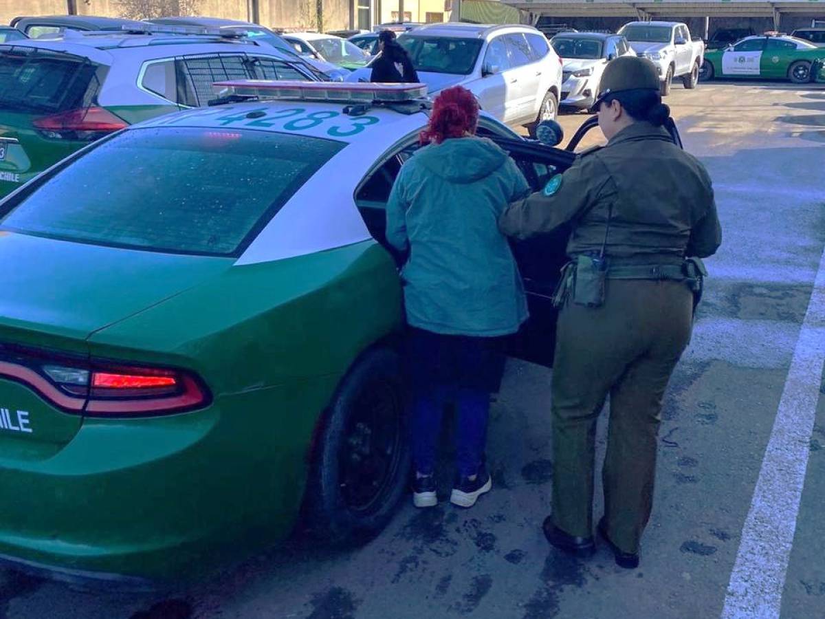 Carabineros capturó en Chillán a prófuga por robo con intimidación y agresión a gendarme