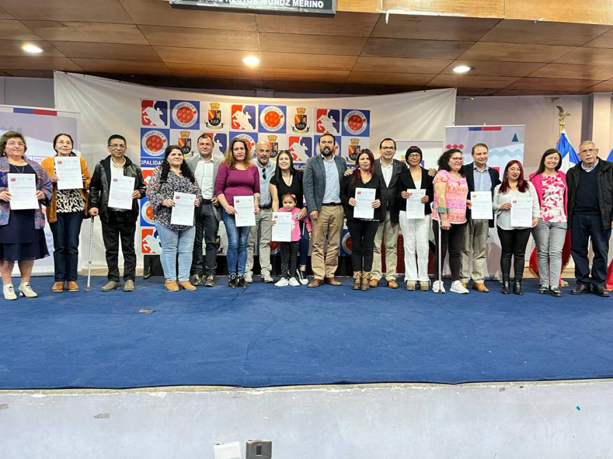 234 FAMILIAS DEL COMITÉ PEDRO LAGOS RECIBIERON SU SUBSIDIO  HABITACIONAL