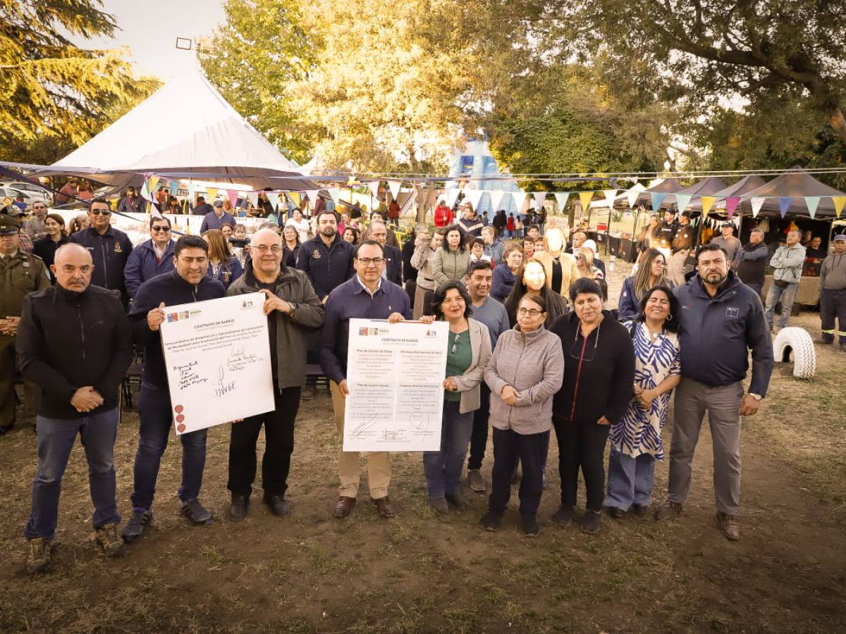 Rucapequén da el vamos a fase de ejecución de obras del Programa Quiero  Mi Barrio