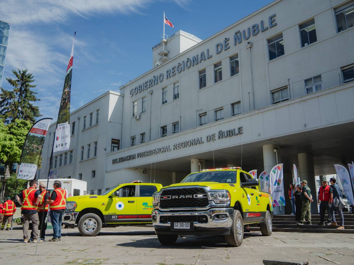 Camionetas especializadas se suman a Conaf Ñuble para la prevención y combate de incendios forestales   
