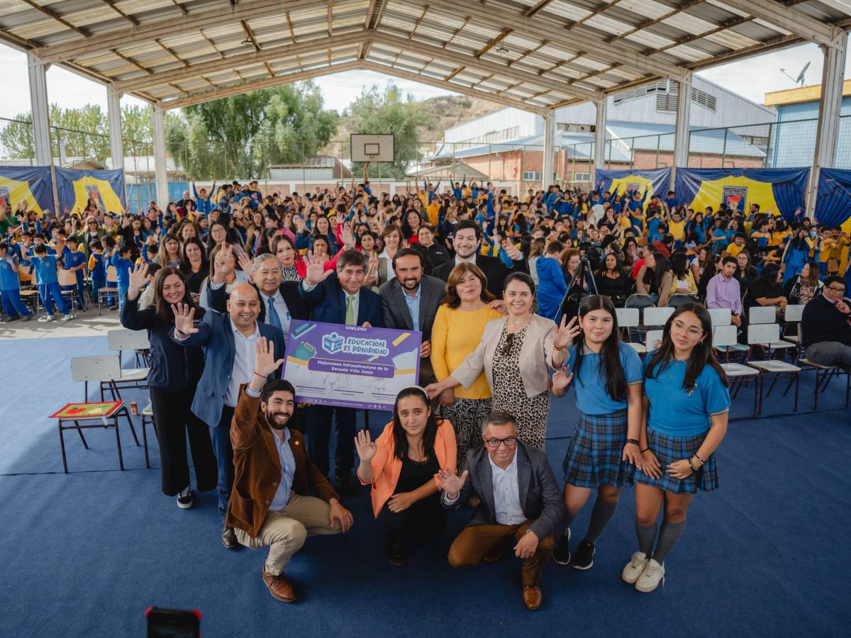 Escuela Villa Jesús de Coelemu es beneficiada con plan de apoyo a la educación del Gobierno Regional