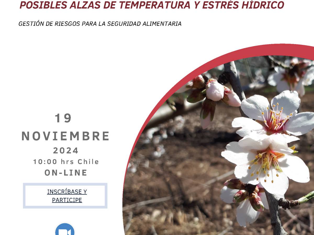 PREPARÁNDONOS PARA UNA TEMPORADA AGRÍCOLA CON POSIBLES ALZAS DE TEMPERATURA Y ESTRÉS HÍDRICO