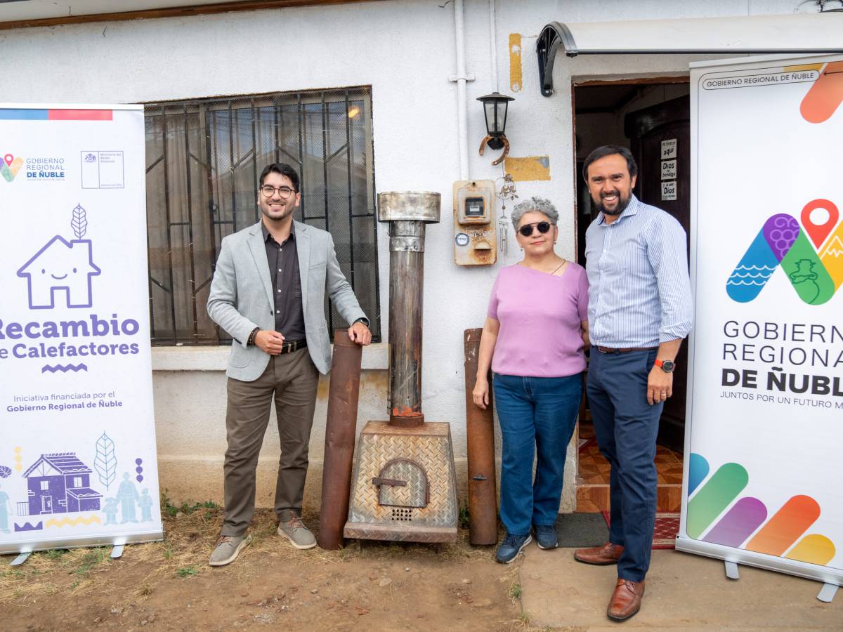 Importante avance ambiental en Ñuble: Ya son 10.000 las familias beneficiadas con el Programa de Recambio de Calefactores
