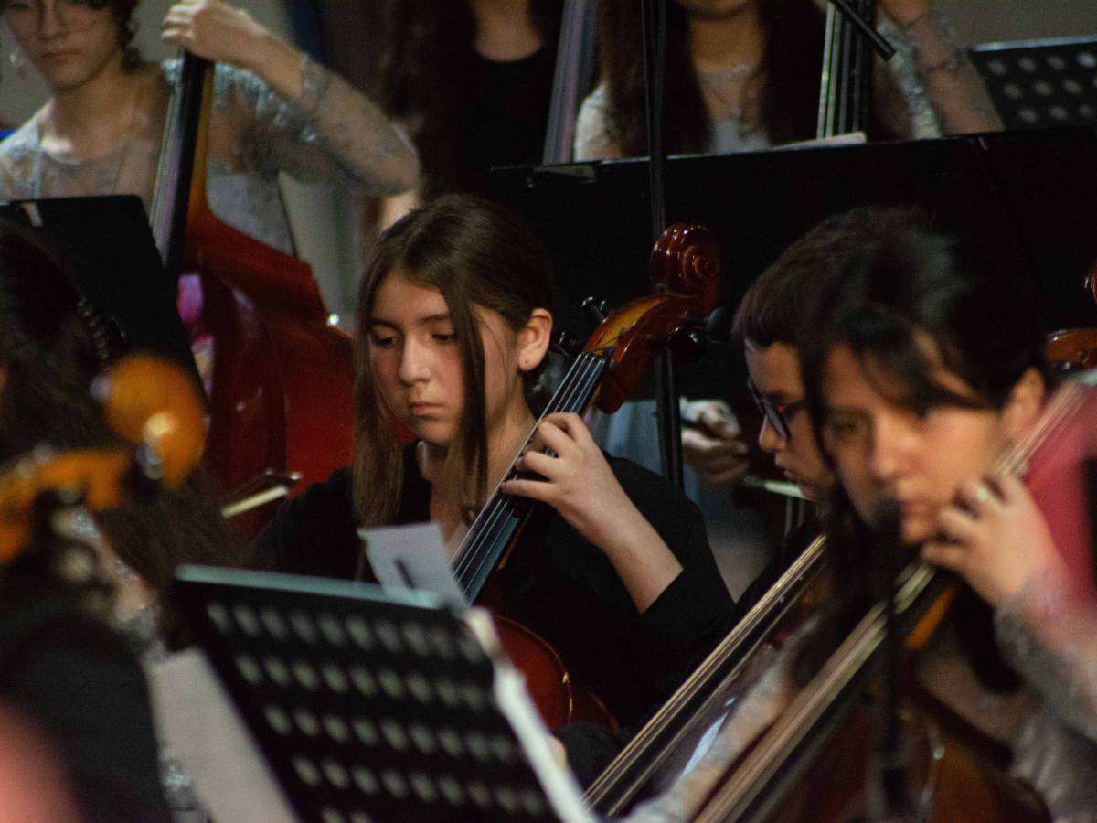 San Nicolás vibró con el noveno Encuentro de Orquestas Juveniles de la región.