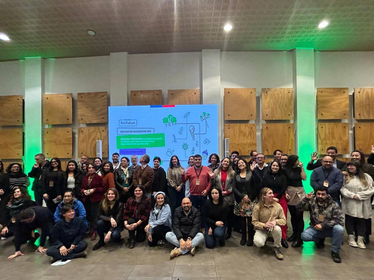 Encuentro Macrozona Sur reunió a gestores culturales del Maule, Ñuble, Biobío y La Araucanía en torno a la planificación local